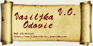Vasiljka Odović vizit kartica
